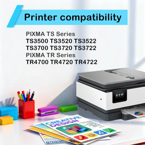 Vista 2 de PG-275XL/CL-276XL - Cartucho de tinta negro y color compatible con Canon 275XL 276XL, funciona con PIXMA MG2420 MG2520 MG2522 MG2525 MG2920 MG2922