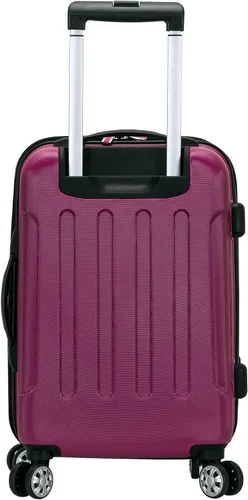Vista 3 de Rockland London Equipaje con carcasa rígida con ruedas, Magenta), F190-MAGENTA