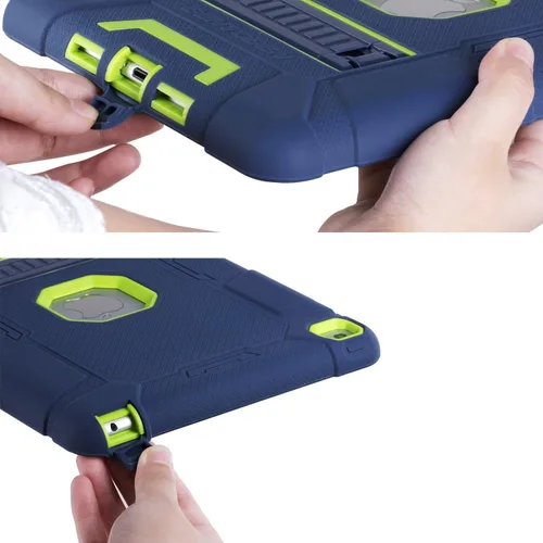 Vista 7 de BENTOBEN Funda para iPad Air 2, [funda híbrida a prueba de golpes] con función atril, resistente a los golpes de triple capa, a prueba de caídas