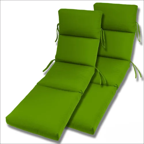 Vista 9 de Comfort Classics Inc. Sunbrella - Juego de 2 colchonetas acanalado para camastro en interior y exterior de 22 x 74 x 5 pulgadas (55.8 x 188 x 12 cm)