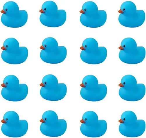 Vista 9 de 16 patos de goma rosa para niños, patos de goma chirriantes a granel, patos de goma para baby shower, decoración de patos de fiesta (2.2 pulgadas)
