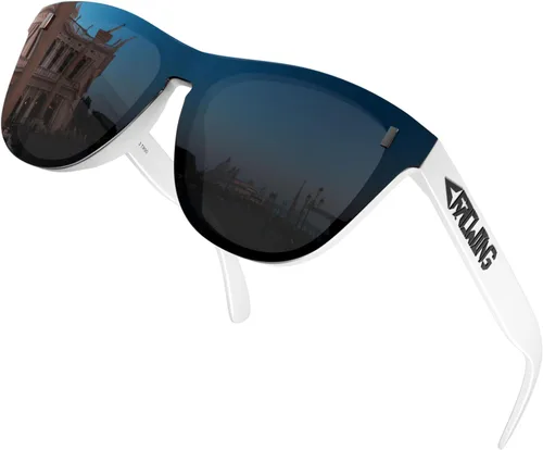 Vista 38 de ROCKNIGHT HD Polarized UV400 Protection Anti Glare Sunglasses TR90 Frame Lightweight Beach Driving