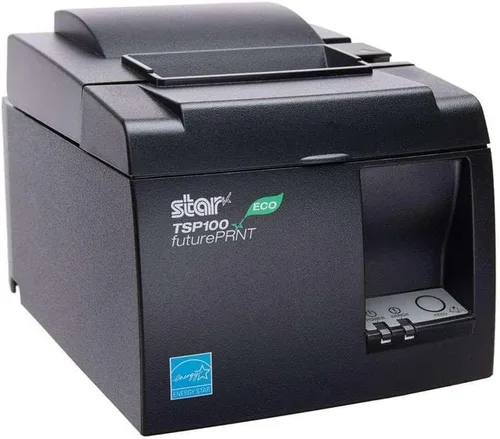 Vista 2 de Star Micronics Impresora térmica TSP143IIIBi2 GY US Térmica, cortador, Bluetooth iOS, Android y Windows, gris, fuente de alimentación interna