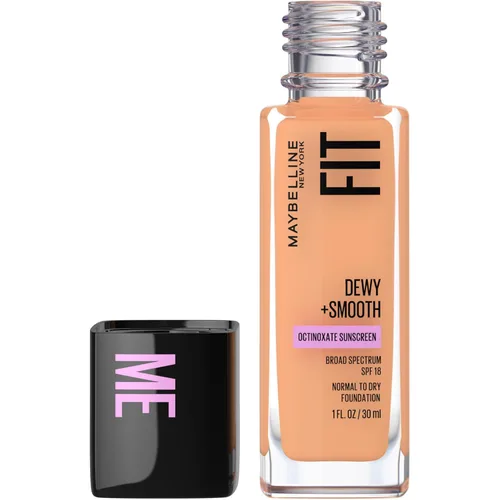 Vista 14 de Maybelline Fit Me Dewy + base líquida suave de maquillaje, Mocha, 1 unidad (el empaque puede variar)
