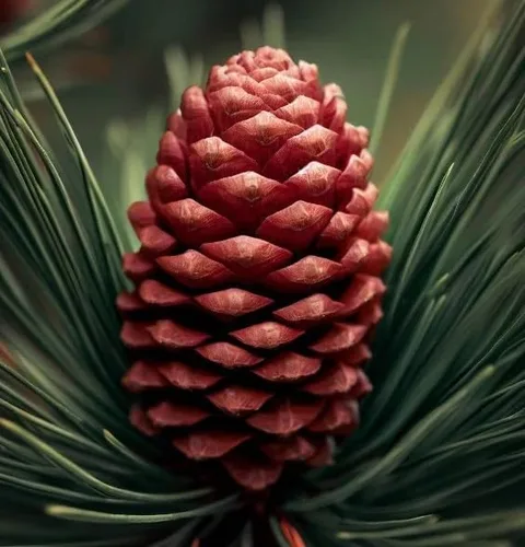 Vista 2 de Pinus Pinaster (pino marítimo, pino racimo), apariencia atractiva, follaje de hoja perenne, semillas de MySeeds.Co, elige la cantidad (0.5 onzas)
