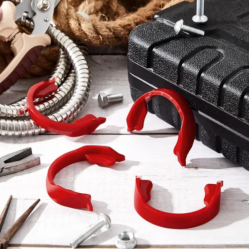 Vista 4 de Tondiamo 2 unids giratorio C Clip conector de vacío giratorio C abrazadera Dc41 Clip conector rojo piezas de repuesto de vacío extensión de vacío C