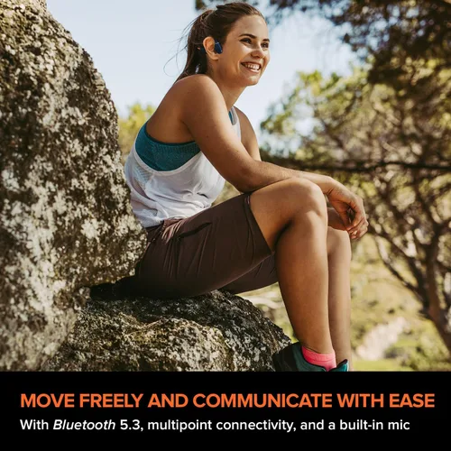Vista 7 de Creative Outlier Free Pro+ - Auriculares de conducción ósea con MP3 de 8 GB Conducción ósea, 8GB MP3, IPX8 impermeable, oreja abierta, ligera