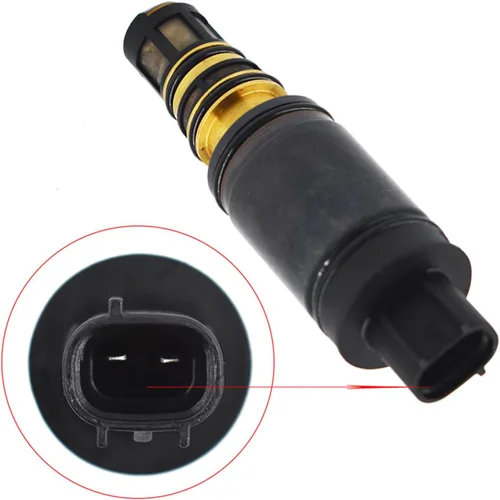 Vista 2 de Labwork Compresor de CA Reemplazo de válvula de control electrónico para Toyota Corolla 2011-2013 TSE14C