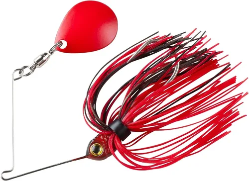Vista 25 de Booyah Pond Magic Señuelo de pesca de róbalo con hoja giratoria para aguas pequeñas