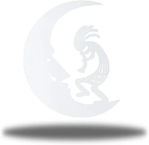 Vista 9 de Riverside Designs Kokopelli - Arte de pared de acero para exteriores, resistente e impermeable, fabricado en Estados Unidos