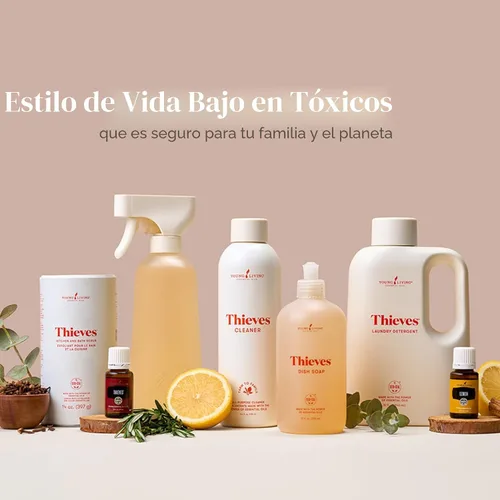 Vista 8 de Limpiador doméstico Thieves de Young Living, 14.4 onzas líquidas