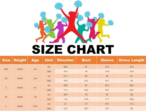 Vista 7 de Cheerleader Costume for Girls Addison Zombies Cosplay Halloween Costumes Outfit Dress Party
