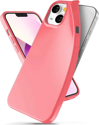 Vista 11 de GOOSPERY Soft Feeling Jelly - Funda compatible con iPhone 13 Mini, textura sedosa, colores ricos y vivos, funda protectora de TPU flexible (negro)