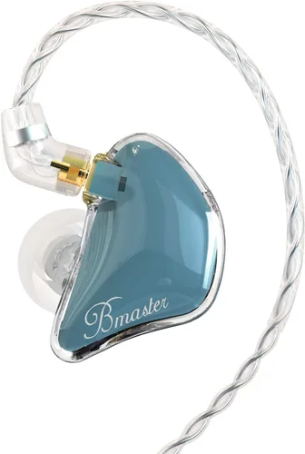 Vista 17 de BASN Bmaster Triple Drivers in Ear Monitor Auriculares (negro) iem de aislamiento de sonido con dos cables mmcx desmontables, kit de transporte