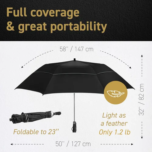 Vista 20 de EEZ-Y Folding Golf Umbrella