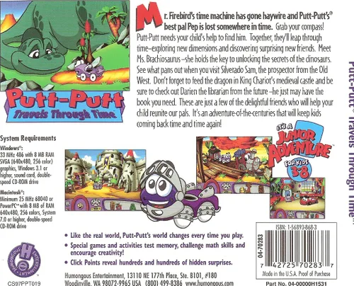 Vista 2 de Putt-Putt Travels Through Time
