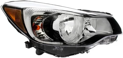 Vista 9 de Para Subaru Impreza Faros Lámparas Set 2015 2016 Halógeno Negro Trim Conductor y Pasajero Lado