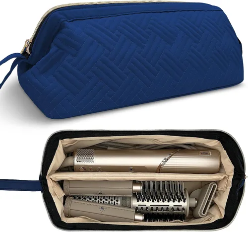 Vista 9 de Bolsa de viaje para herramientas para el cabello Shark Flexstyle y Dyson Rosado