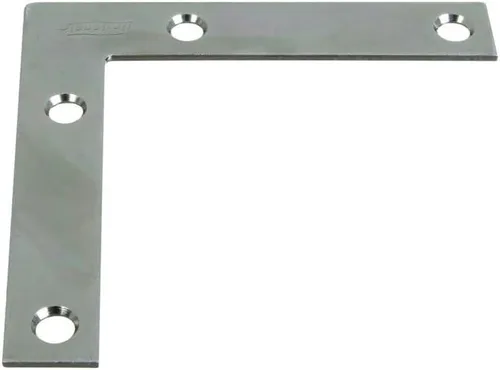 Vista 2 de NATIONAL/SPECTRUM BRANDS HHI Plancha de esquina plana N266-544 3-1/2