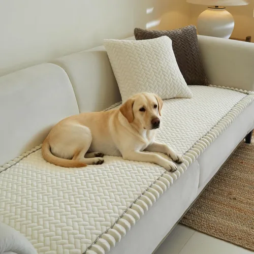 Vista 32 de Fundas de sofá para sofá de 3 cojines, aptas para mascotas, funda de sofá antideslizante lavable