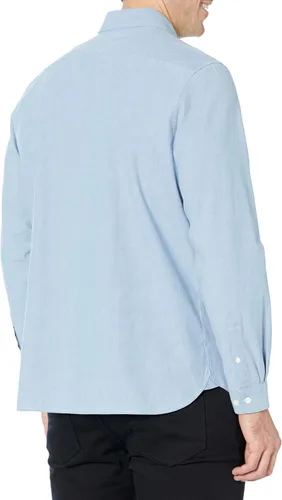 Vista 2 de Lacoste Camisa de manga larga Chambray ajustada con botones para hombre