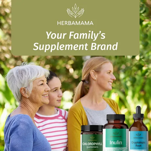 Vista 8 de HERBAMAMA Cápsulas en polvo de inulina de 1200 mg – Apoyo digestivo y limpieza intestinal con fibra prebiótica de inulina – Suplemento en polvo