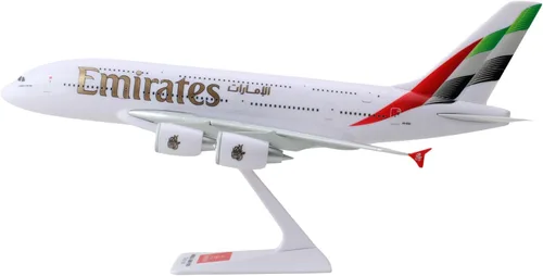 Vista 4 de Daron SkyMarks Modelo de Avión Coleccionista Ensamblado con Soporte de Visualización a Escala 1/250 – Plástico Moldeado por Inyección Altamente