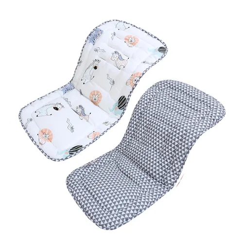 Vista 23 de Cojín para cochecito de bebé, inserto de asiento de automóvil infantil - reversible, universal, transpirable y suave, alfombrilla para cochecito