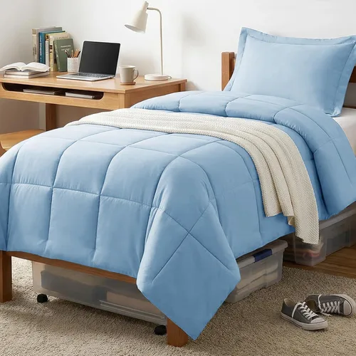 Vista 15 de CozyLux Juego de edredón Super King, juego de ropa de cama negro ceniza de 270GSM para todas las estaciones, juego de cama de 3 piezas cosidas