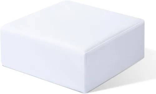 Vista 17 de Almohada de espuma viscoelástica con forma de cubo para dormir de lado, almohadas cuadradas para aliviar el dolor de cuello y hombros, almohada