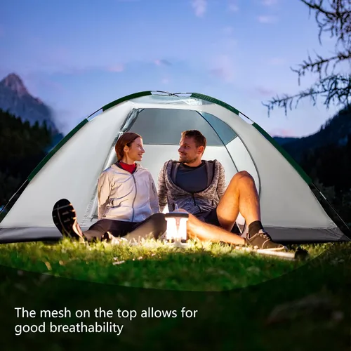 Vista 5 de ASFANES Screened Camping Tent, 3-6 Person Waterproof, Haven Tent, Backpack Double Layer Shelter, Easy Setup and Portable for Outdoor, Picnic or