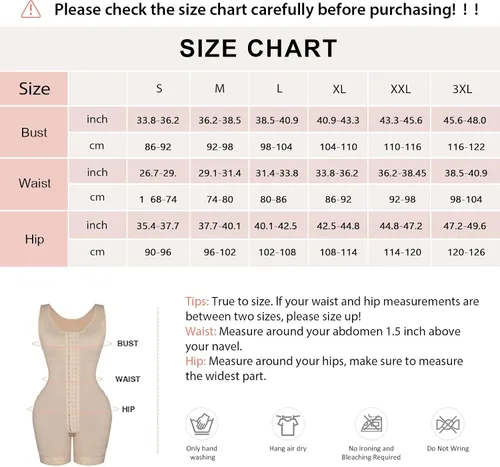 Vista 3 de SHAPSHE Fajas Colombianas Shapewear para mujer, control de abdomen, poscirugía, ropa de compresión