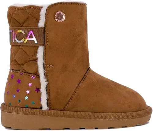 Vista 2 de Nautica Kids Girls Boot With Sherpa Fur For Snow And Winter-Warm Ankle Slipper Bootie (Big Kid - Little Kid - Toddler)
