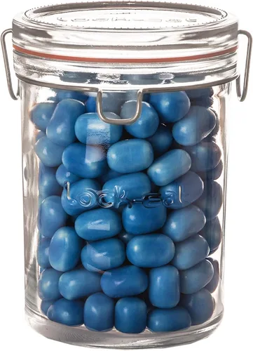 Vista 6 de Luigi Bormioli Lock-Eat - Práctico tarro de vidrio para alimentos, 1 unidad, transparente de 50.75 onzas