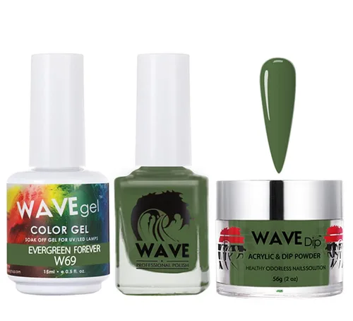 Vista 160 de WAVEGEL - Juego de gel de remojo, laca de uñas y polvo acrílico a juego - Colección Simplicity - #P109 Blizzard