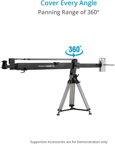 Vista 7 de PROAIM Comet XL 15ft Euro/Elemac videocámara Jib/Crane w 39.4 in brazo de extensión. Carga útil de hasta 60kg/132lb. (JB-CMXL-01)