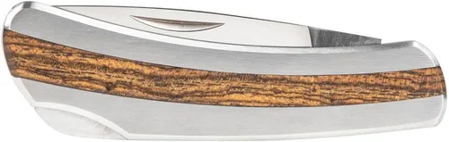 Vista 3 de Klein Tools 44034 Navaja de bolsillo con mango de inserción de palisandro, hoja de acero inoxidable de 2-5/8 pulgadas