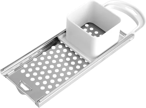 Vista 3 de Qqmora Stainless Steel Spaetzle Maker Noodle Maker Pasta Maker Durable Kitchen Tool with Blades for Homemade Noodles Pasta Dumplings Cooking Baking