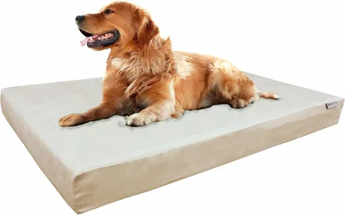 Vista 10 de Cama ortopédica para perros Dogbed4less, espuma viscoelástica de gel infundido térmico, para mascotas pequeñas, medianas y grandes, forro