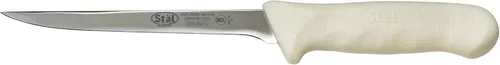 Vista 7 de Winco - Cuchillo para deshuesar de acero alemán de grado comercial, estrecho, azul, 6 pulgadas