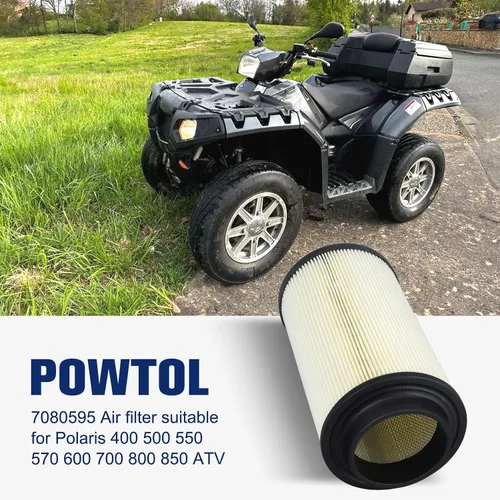 Vista 2 de Powtol 7080595 Filtro de aire para Polaris Sportsman 500 570 800 700 850 400 550 600 1000 Scrambler Magnum ATV Parts 7082101