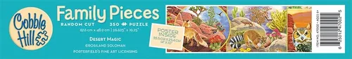 Vista 6 de Cobble Hill Family Piece's 350 Puzzle – Desert Magic – Póster de muestra incluido