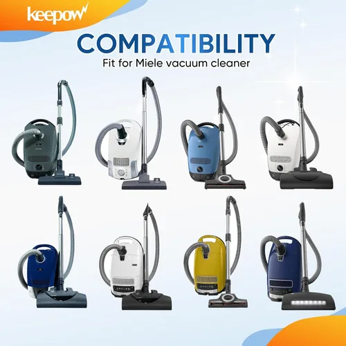 Vista 2 de KEEPOW 285-3 Accesorios de vacío Cabezal de cepillo compatible con Miele Compact Canister C1 Combination, cepillo clásico liso para piso