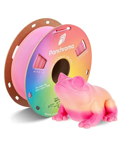 Vista 14 de Polymaker Panchroma - Filamento PLA mate de 0.07 in, 2.2 lbs, madera de Madera mate de doble degradado