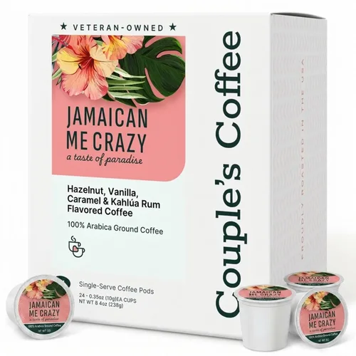 Vista 15 de Couple's Coffee K-Cups Café con sabor S'more Regresa a las familias militares S'more Than Friends Café gourmet con sabores de chocolate
