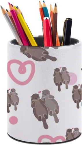 Vista 32 de Organizador de lápices con diseño de bandera de Estados Unidos, lindo portalápices, taza de lápices para escritorio, soporte para brochas