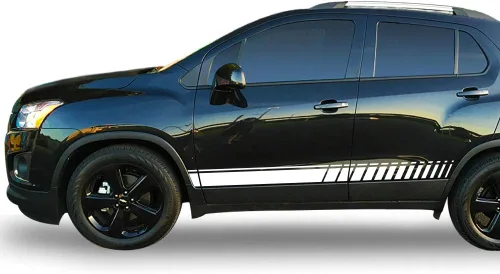 Vista 4 de Bubbles Designs Adhesivo adhesivo de vinilo Offroad Racing Stripes compatible con Chevrolet Trax 2013-2018