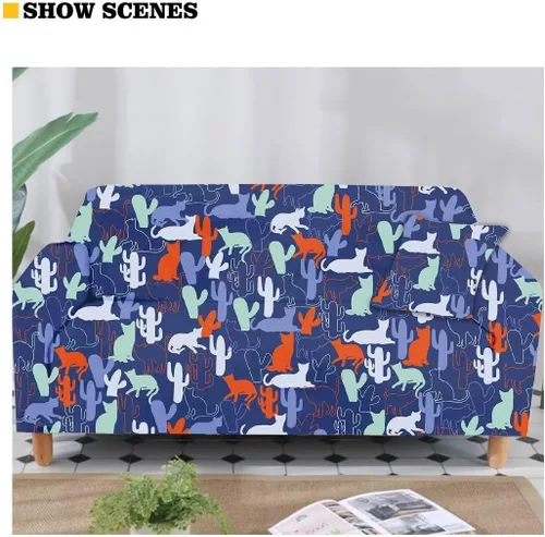 Vista 5 de Fundas aztecas para sofá, lavables e impermeables, fundas elásticas para sofás y sofás, a prueba de polvo, fundas elásticas para sofá de 1 cojín