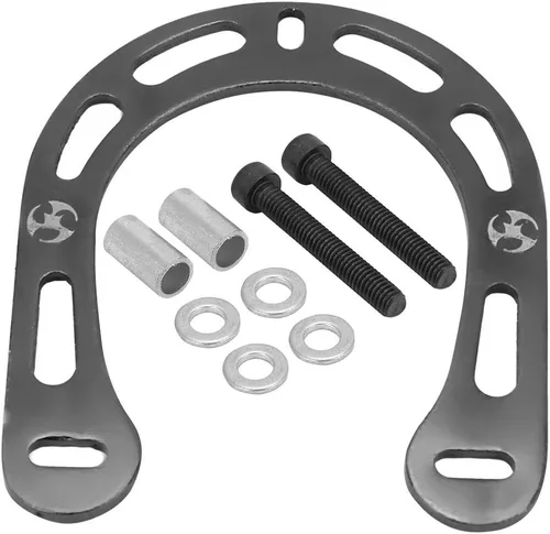Vista 2 de Aleación de aluminio, refuerzos de freno con tornillos para V Brake Mountain (rojo) (negro)