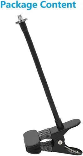 Vista 7 de Soporte de abrazadera para cámara Arlo Pro 5S/Pro 4/Pro 3/Pro 2/Essential/eufy/AOSU/Reolink y más cámara de tornillo de 1/4 pulgadas